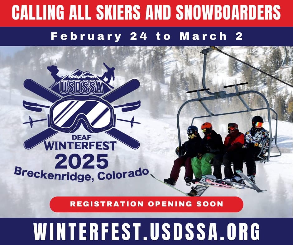 180 days untilDeaf Winter Fest 2025 in Breckenridge, Colorado